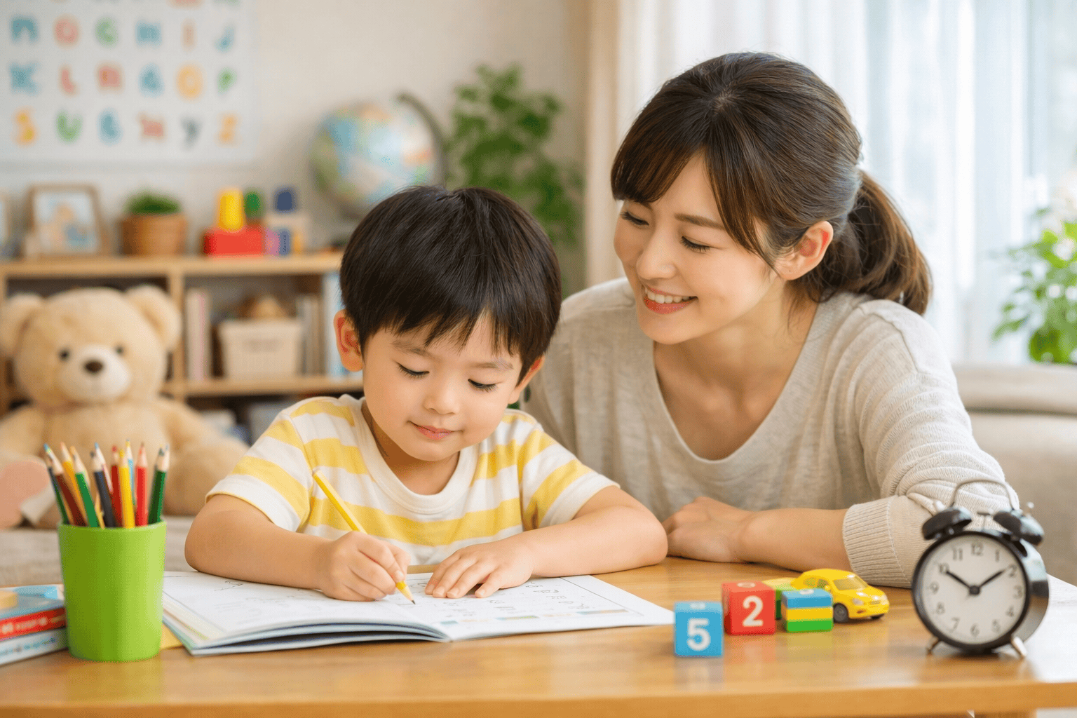 未就学児の学習習慣づくりをイメージしたコラム画像