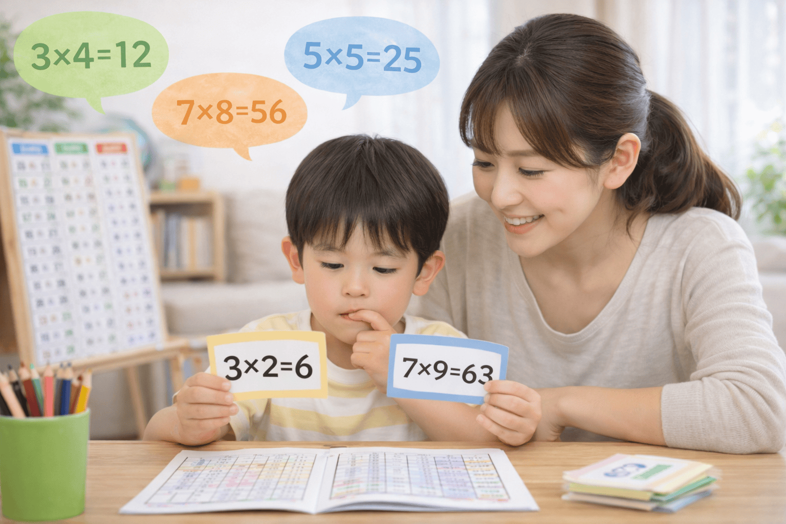 九九をスムーズに覚えるコツ